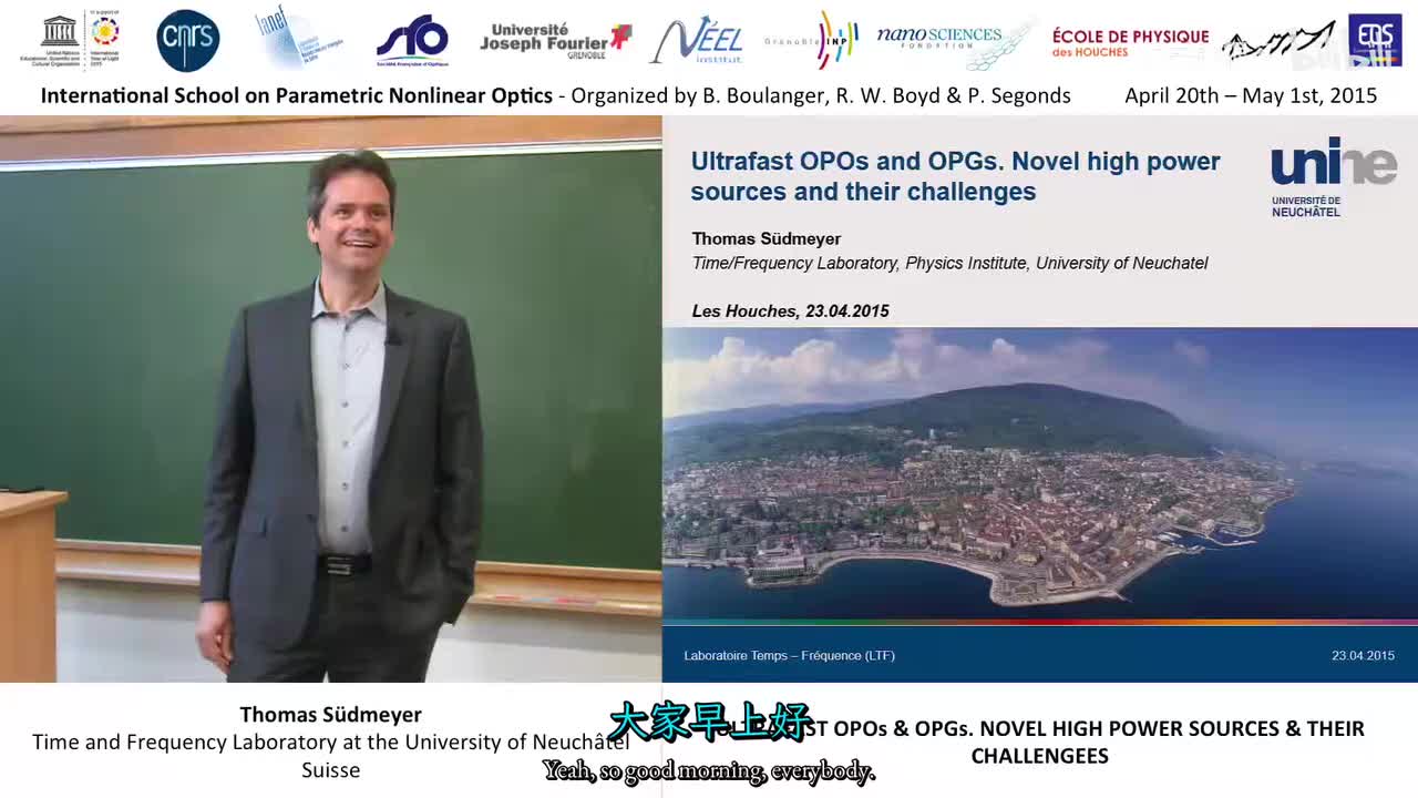 011 - 11-44 ultrafast OPOs & OPGs， novel high power sources & challengees