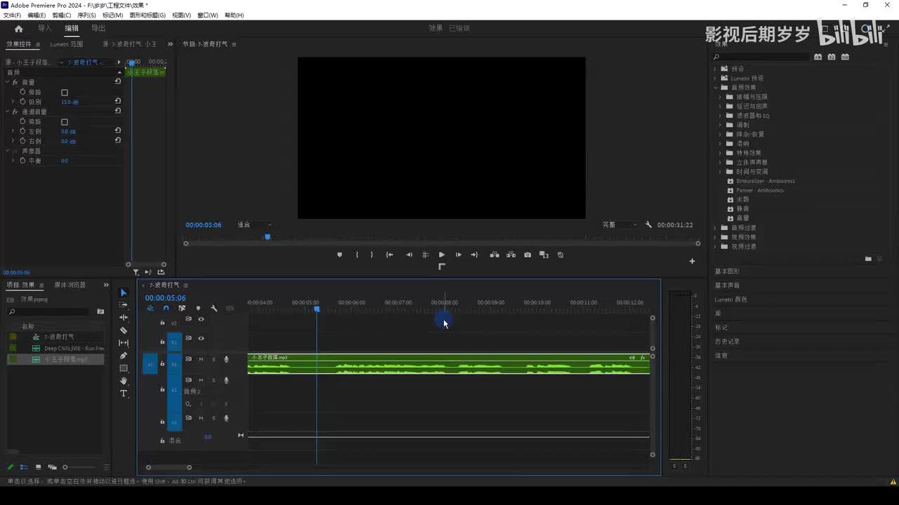【PR进阶教程】降杂与恢复