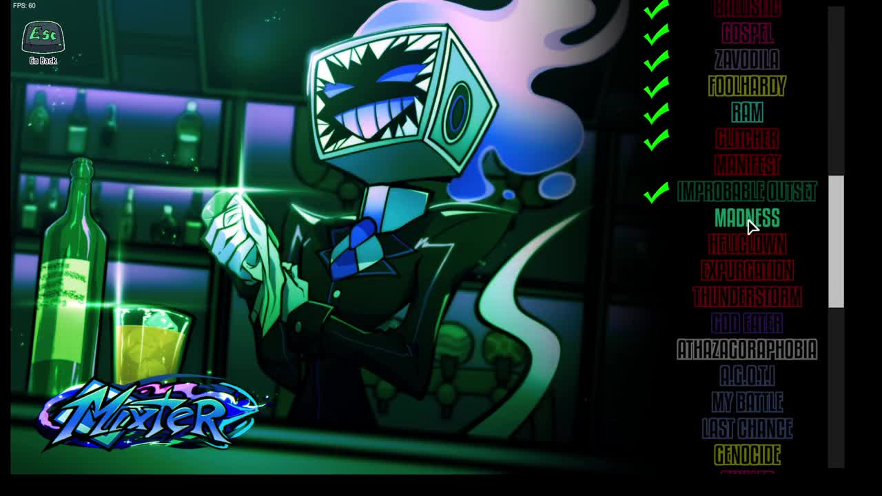 Mixter曲目23 MADNESS(tricky曲目2）kamex mix