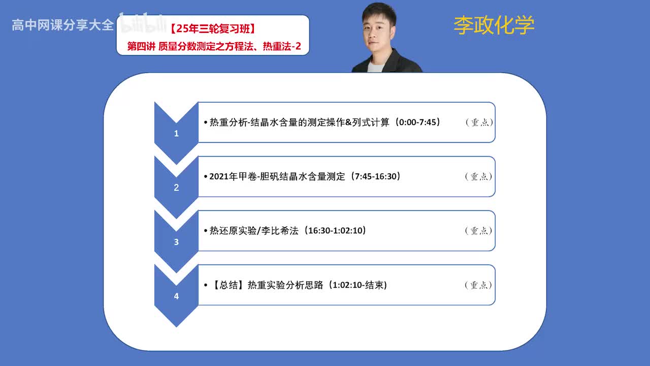 128.【春季】化学实验综合-第4讲 质量分数测定之方程法、热重法-2