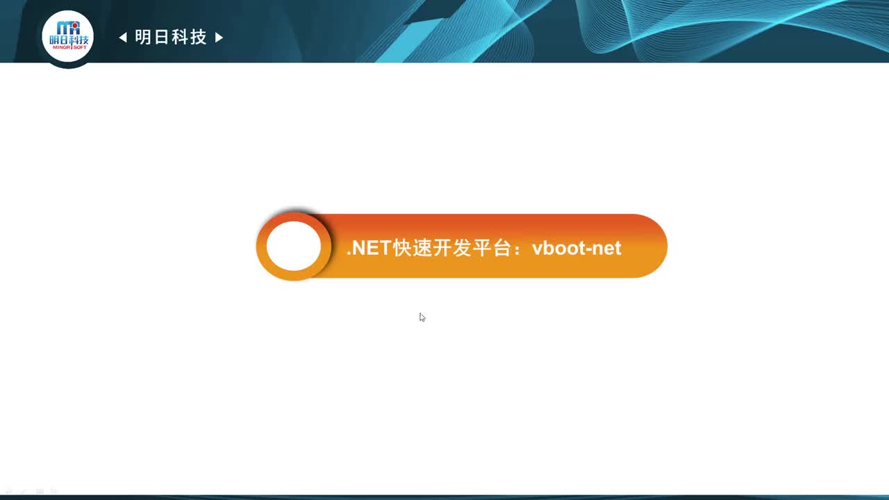 18.2 .NET快速开发平台：vboot-net