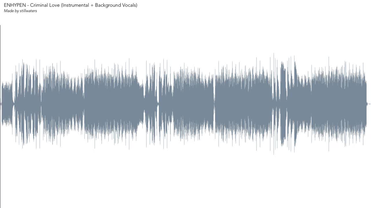 Criminal Love (Instrumental + Background Vocals)