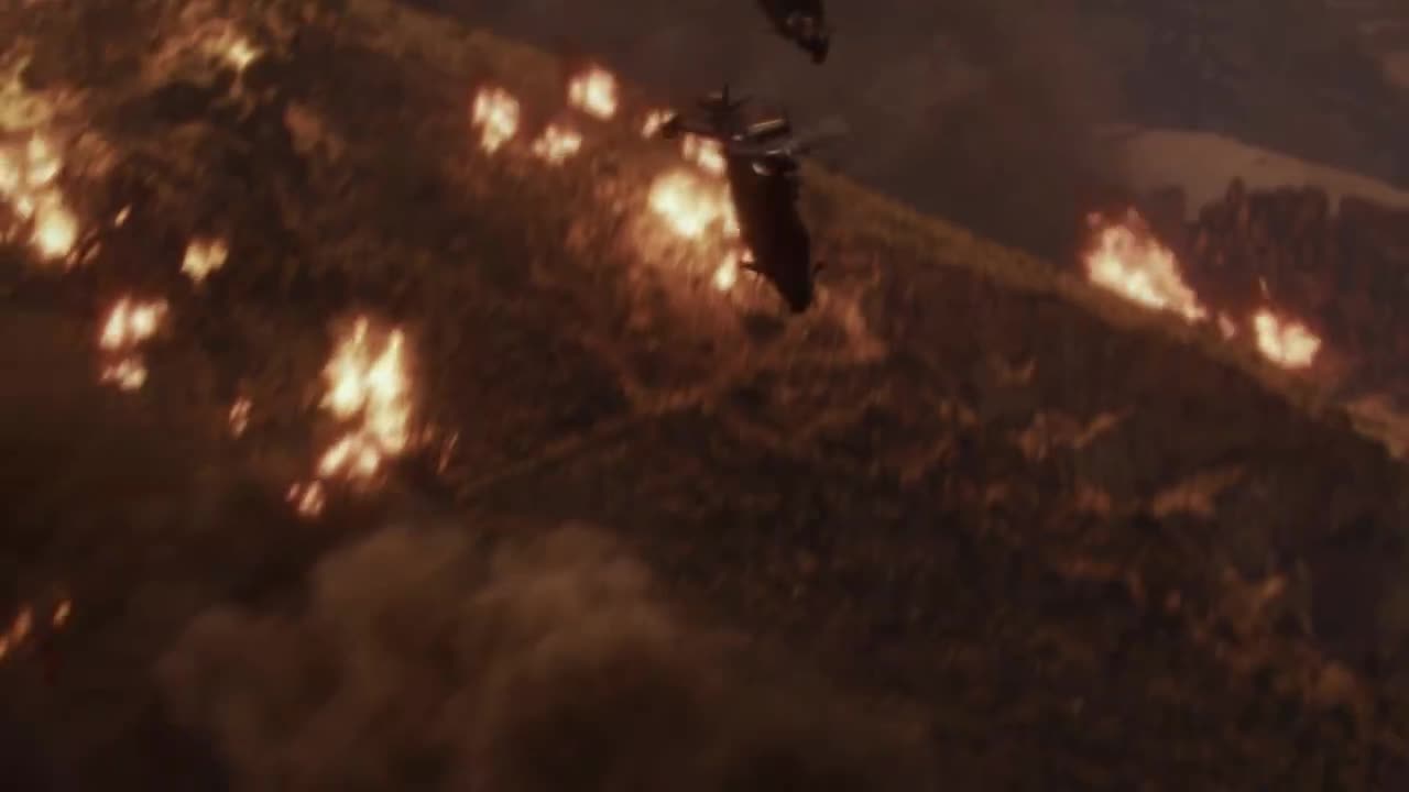 长弓溪谷山火 开场动画