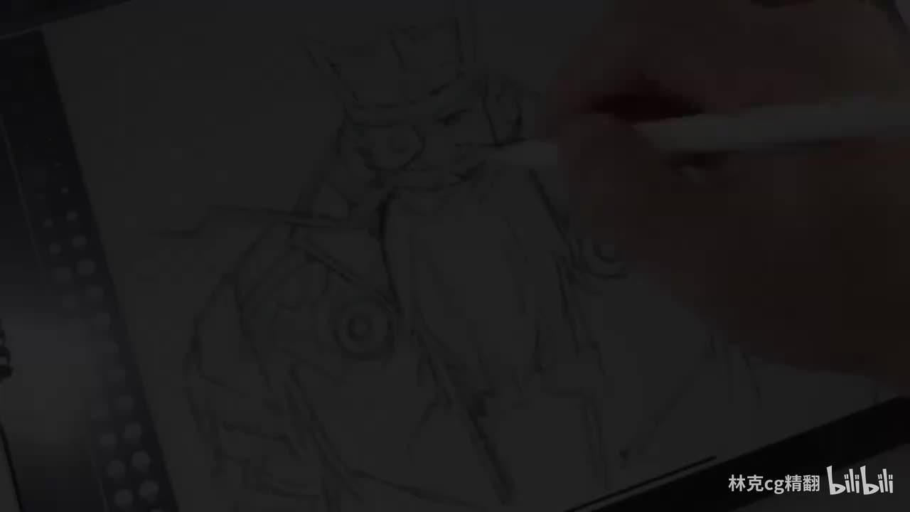 67-iPad CLIP STUDIO PAINT 小丑角色绘制·单色风格