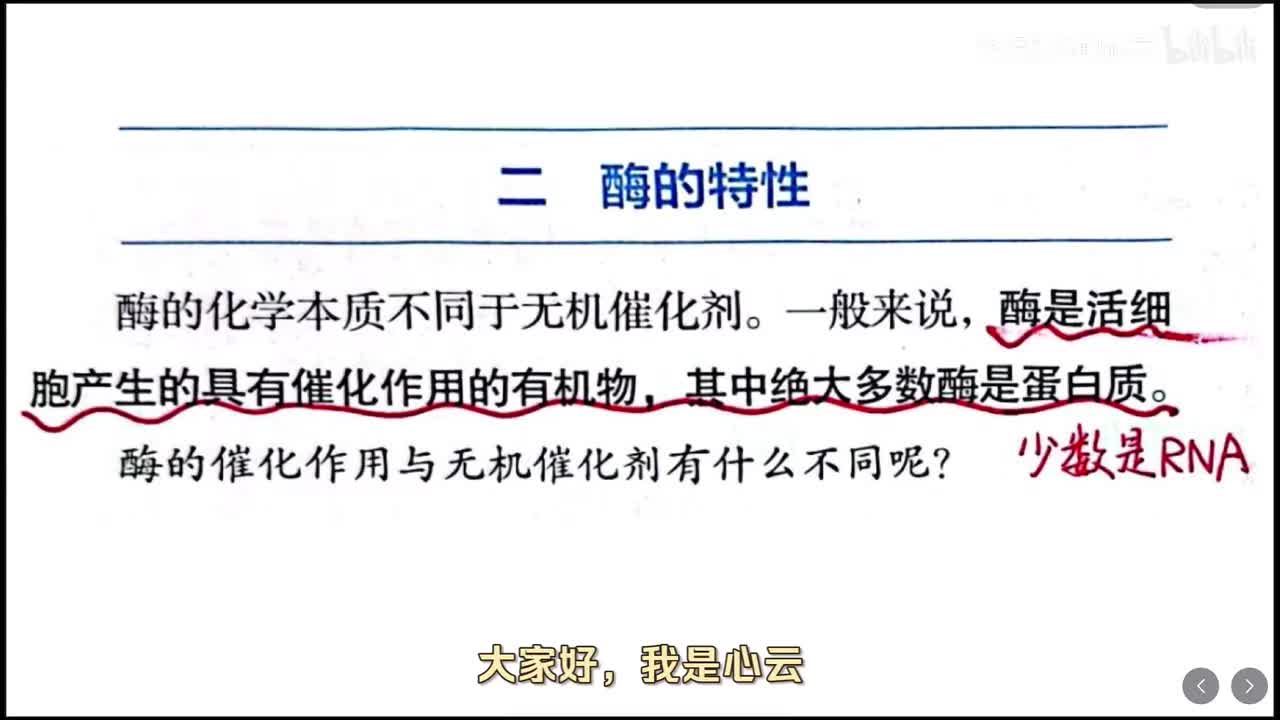 5.1 酶的性质和本质（第三课时）