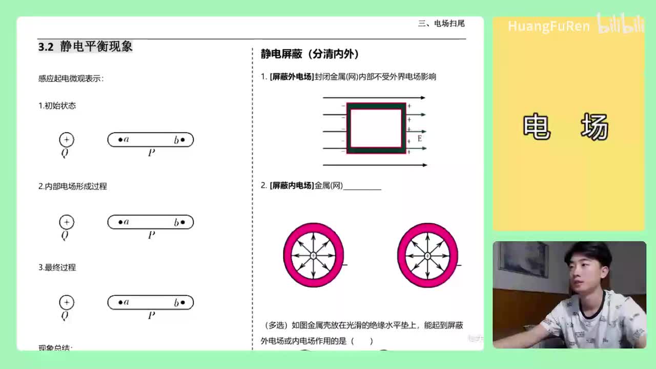 188.【高中物理选修3-1】【静电屏蔽】总结和解题结论