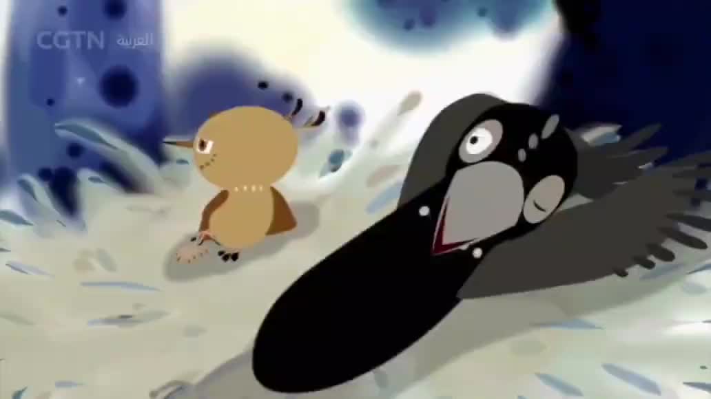 CGTN阿拉伯语频道片段赏析动画公园百鸟朝凤