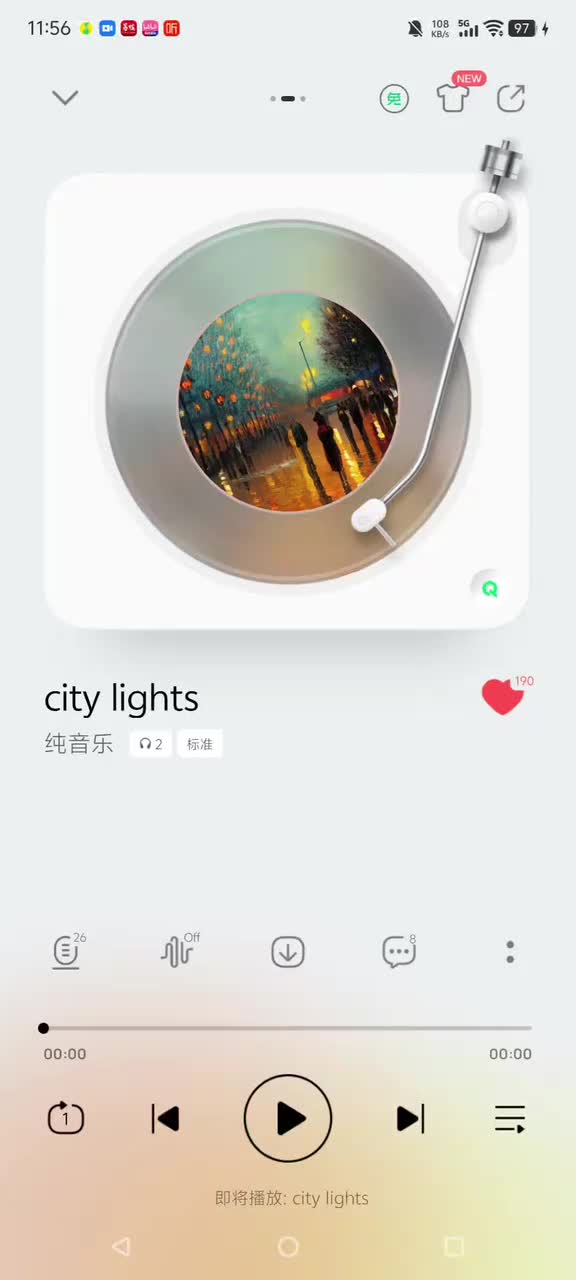City Lights(来源:QQ音乐)
