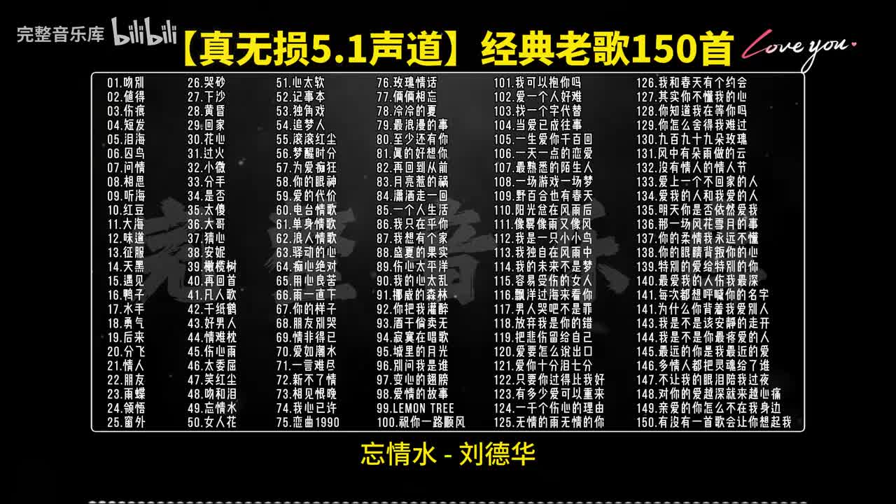 49.忘情水 - 刘德华