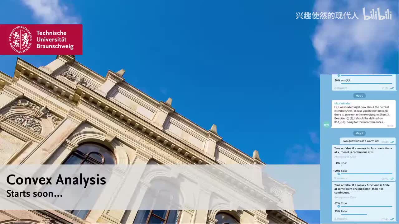 8. 近端映射与Moreau-Yoshida正则化——第八讲直播回放