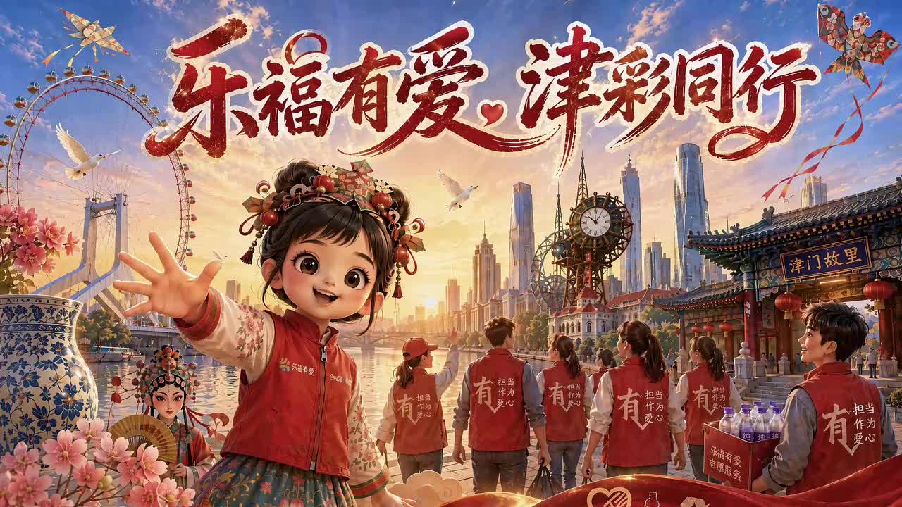 《你好，津小福！天津厂公益新力量》