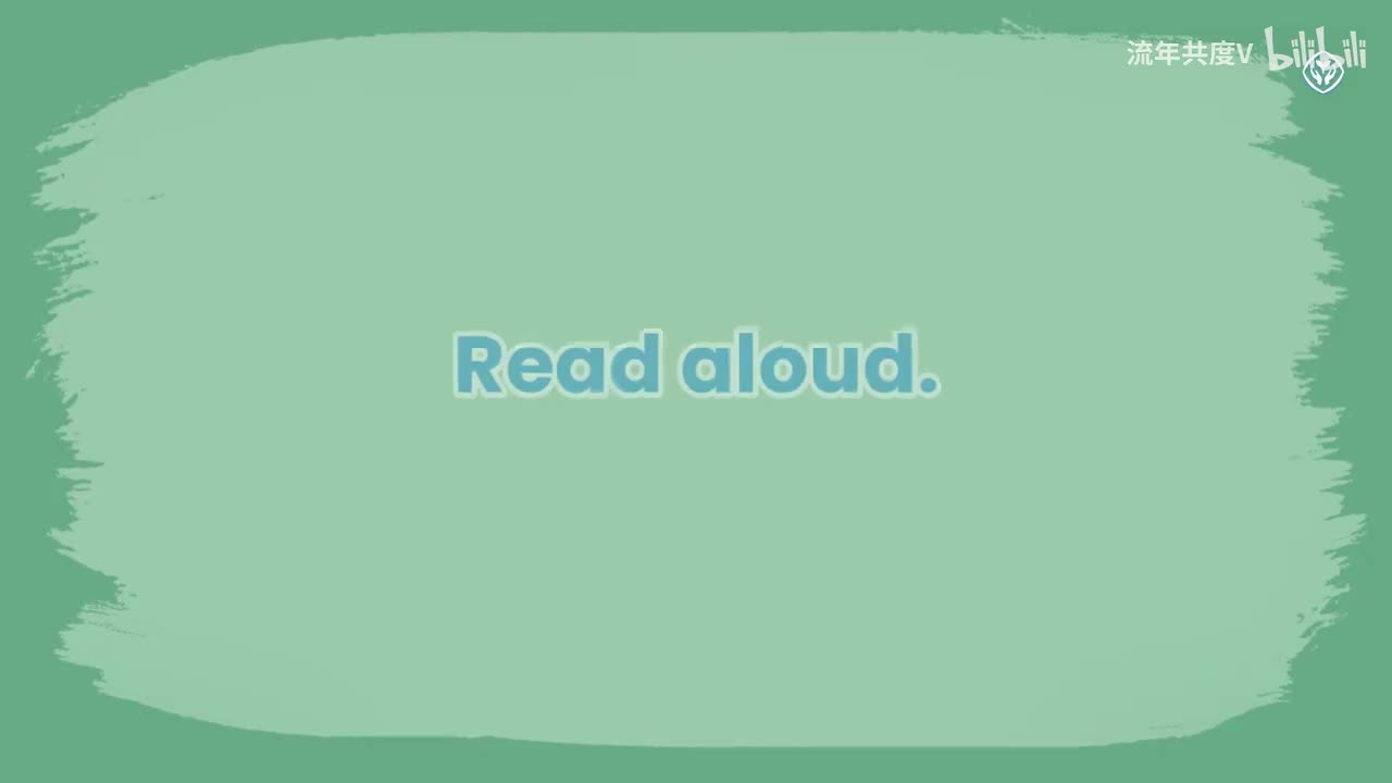 Revisoin 1:Read aloud