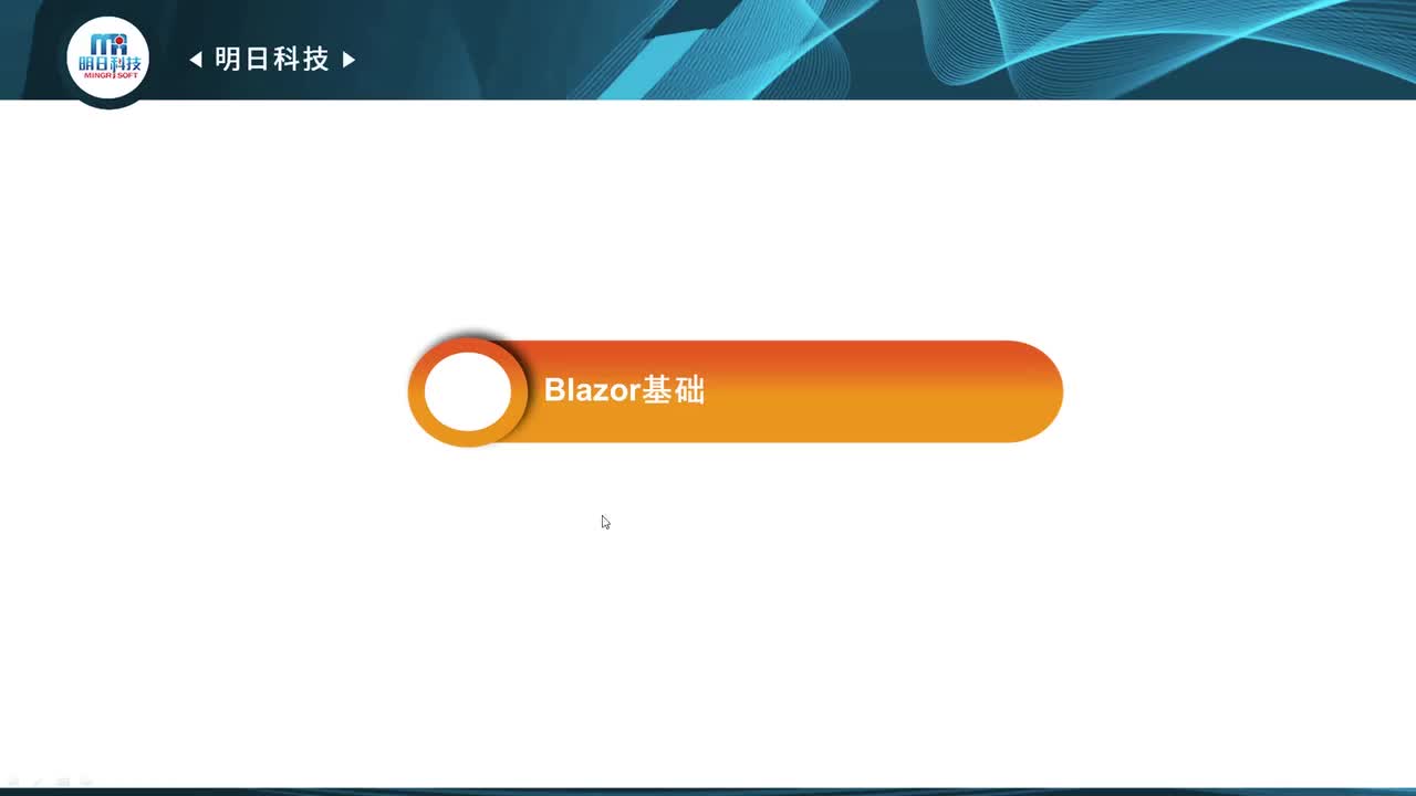 13.2 Blazor基础