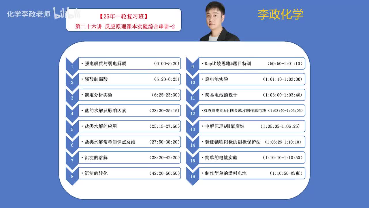 【秋季】选修课本实验-第26讲 反应原理课本实验综合串讲-2