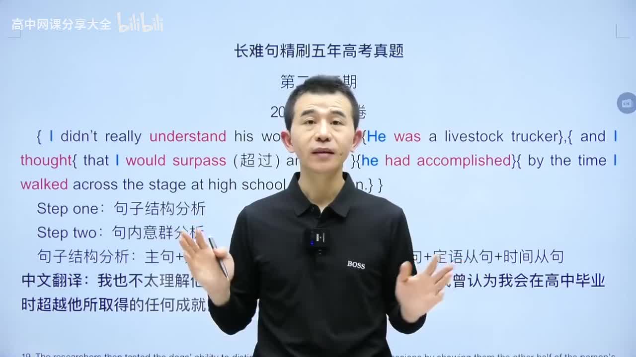 【长难句真题精刷】第23期