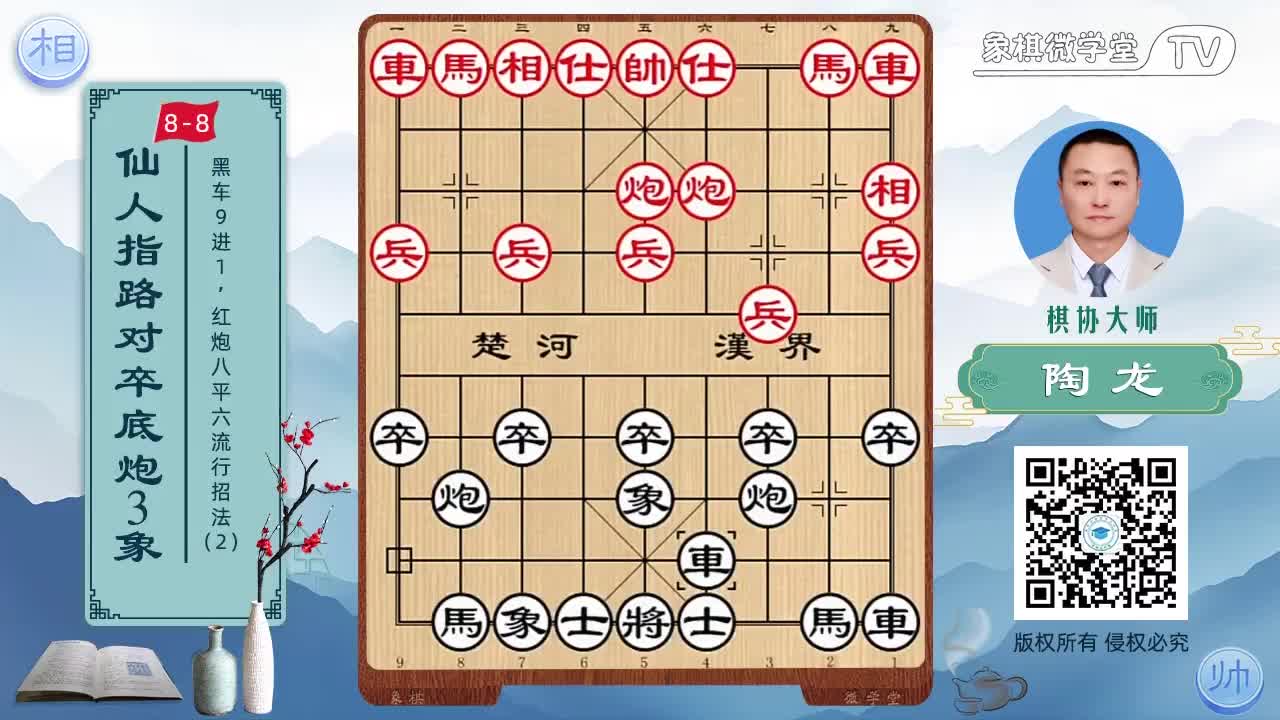 8-8 黑车9进1 红炮八平六2