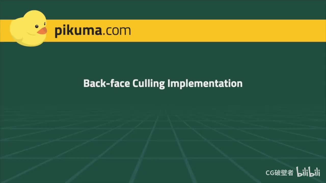 13.11 Back-face Culling Code