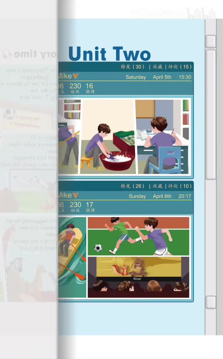 Unit 2 上周末(p.12-21)