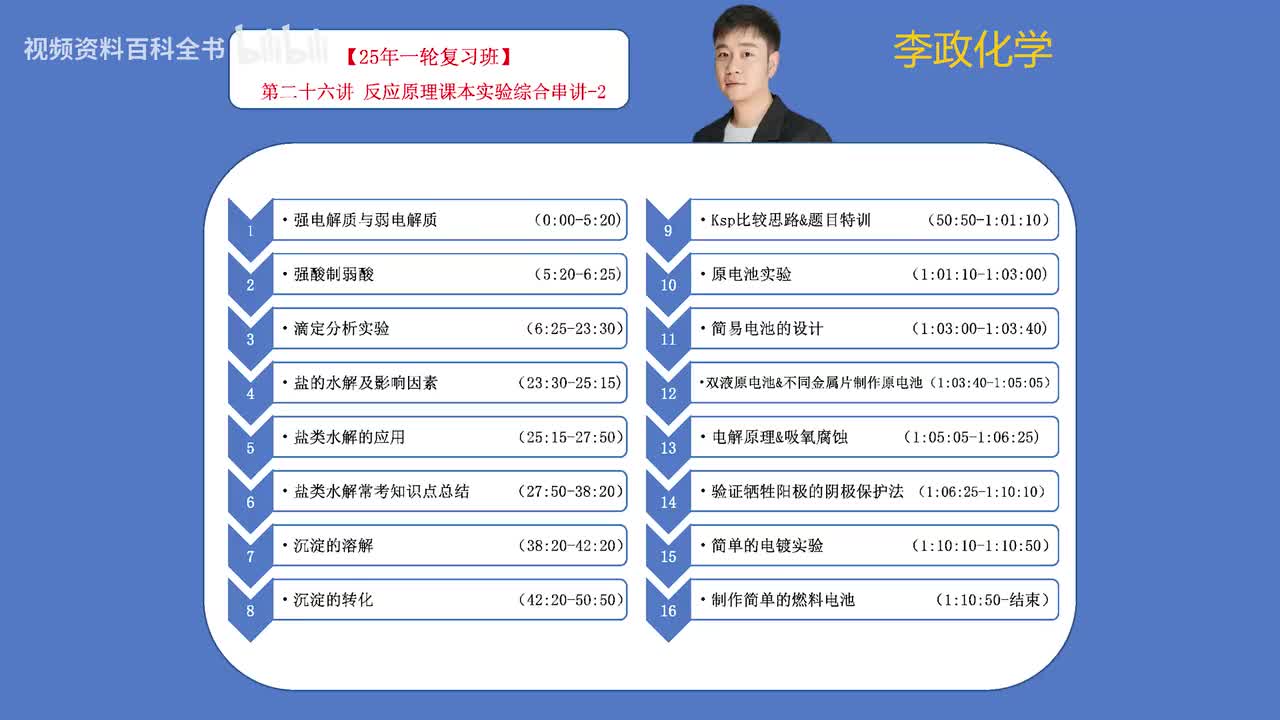 【秋季】第26讲 反应原理课本实验综合串讲-2
