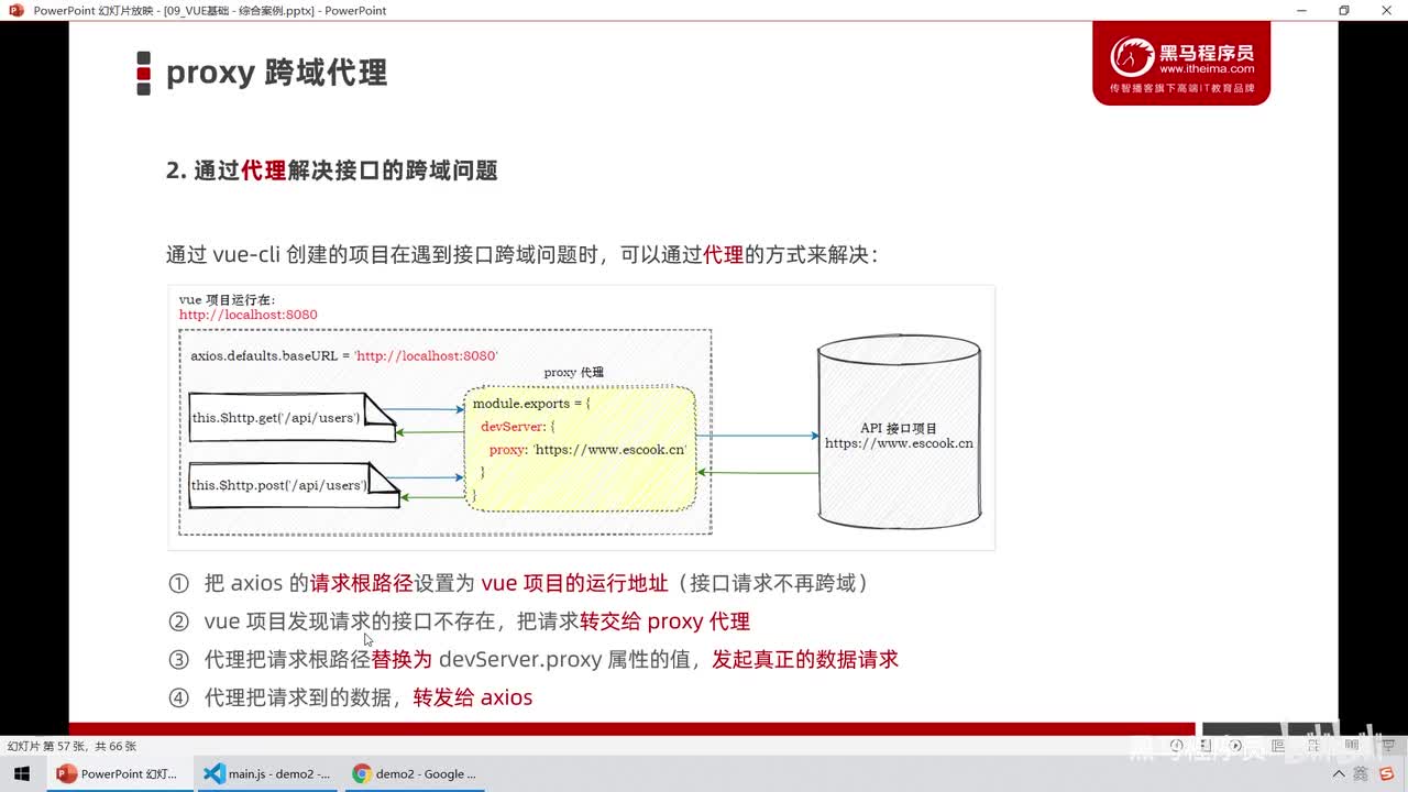 Vue3.0-17.proxy跨域代理 - 在vue-cli的项目中配置proxy跨域代理