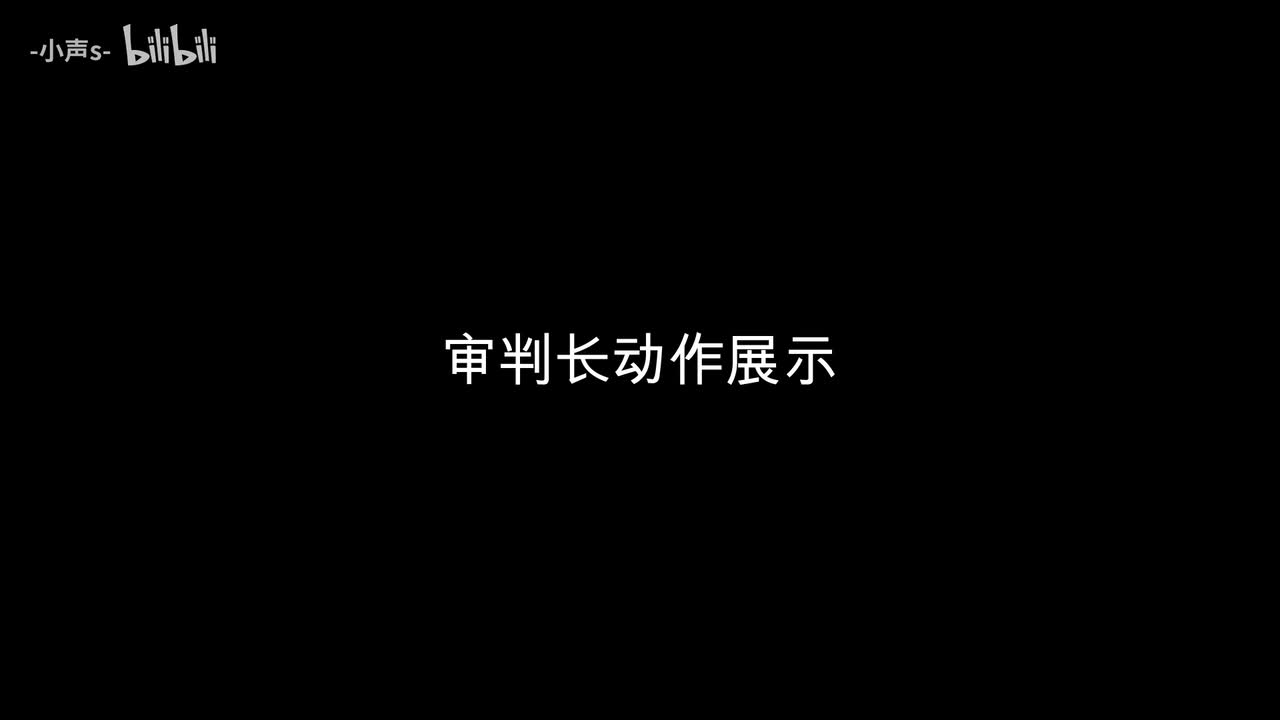 审判长动作展示