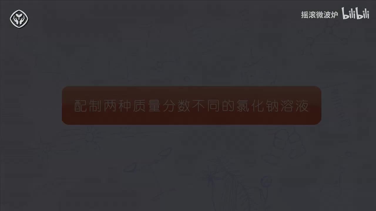 【第九单元】配置两种不同的氯化钠溶液