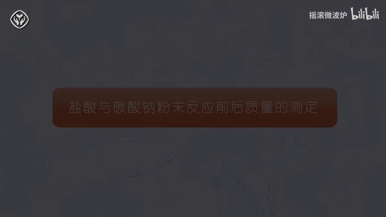 【第五单元】盐酸与碳酸钠粉末反应前后质量的测定