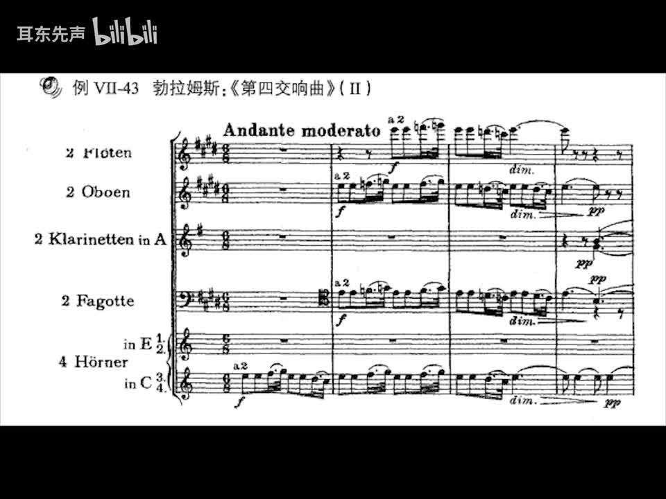 07-043 勃拉姆斯：第四交响曲 (II)