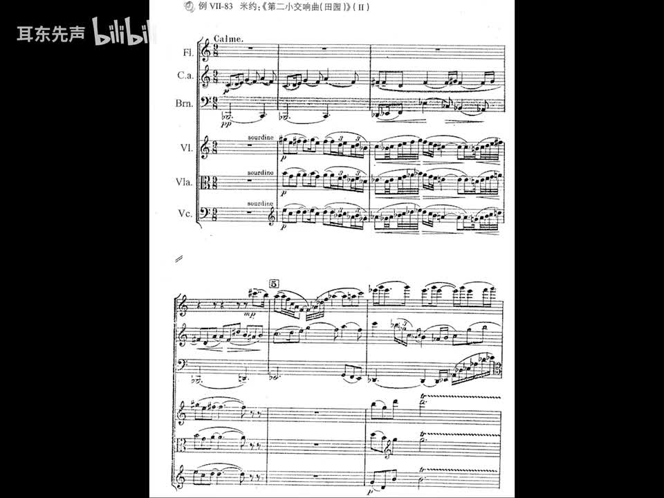 07-083 米约：第二小交响曲－田园 (II)