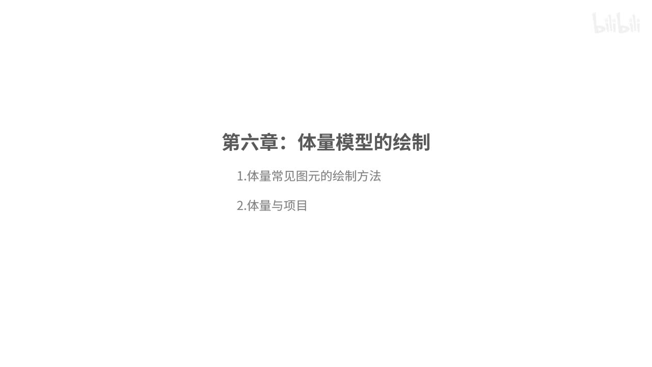26.体量常见图元的绘制方法