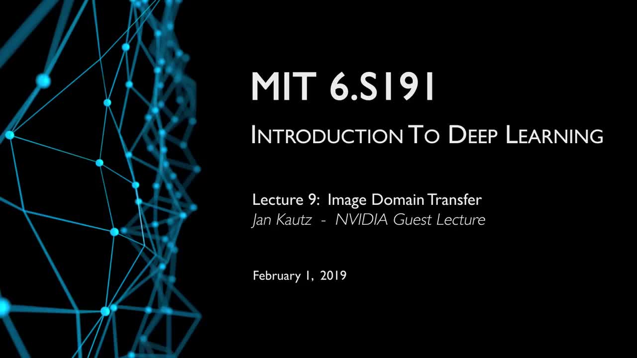 【2019】L9- 图像域迁移学习 (NVIDIA)