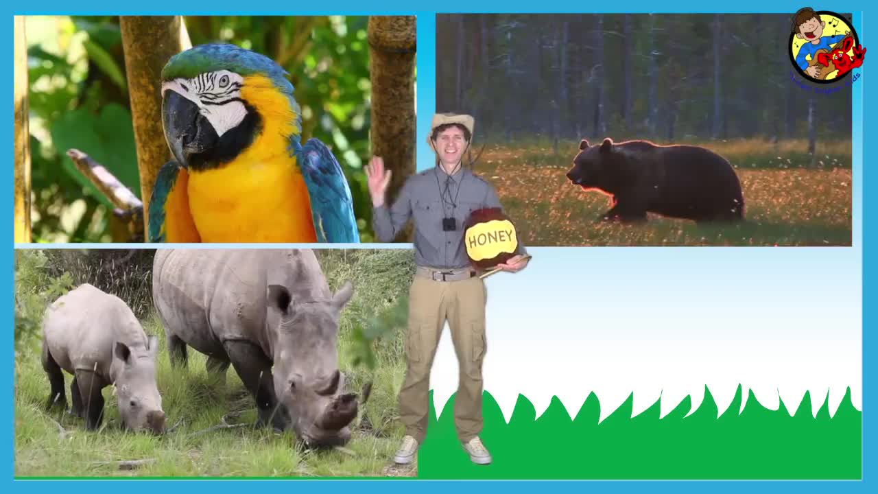 What Do You See_ Song_ Wild Animals Part 2 _ Learn English Kids