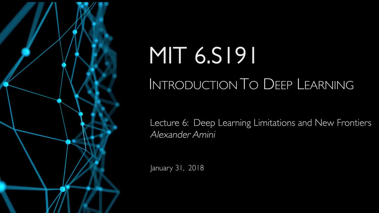 【2018】L6- 深度学习的局限性和新前沿