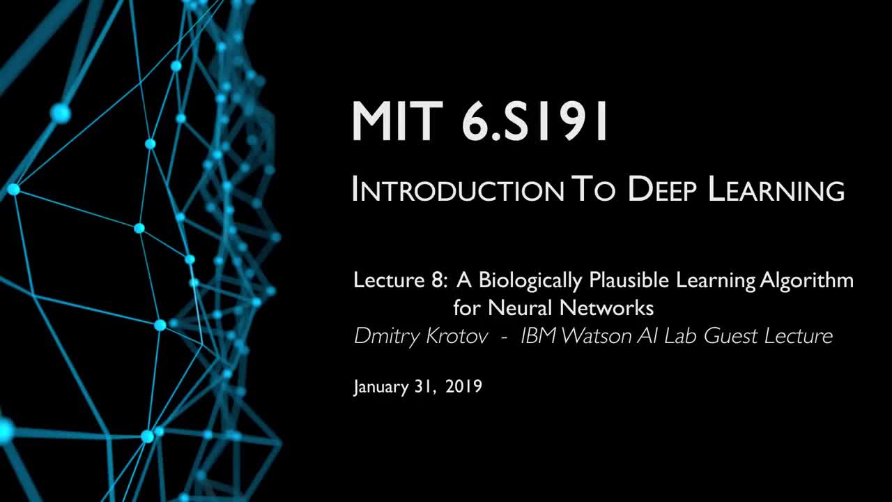 【2019】L8- 受生物启发的神经网络 (IBM)