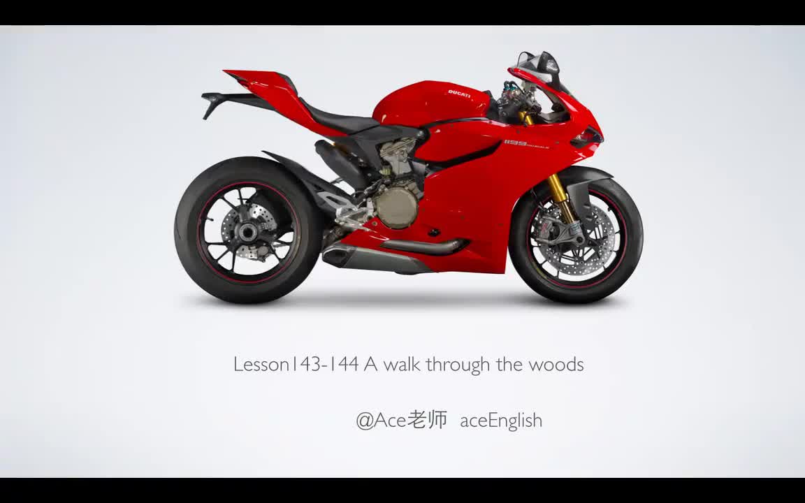 Lesson143-144 A walk through the woods