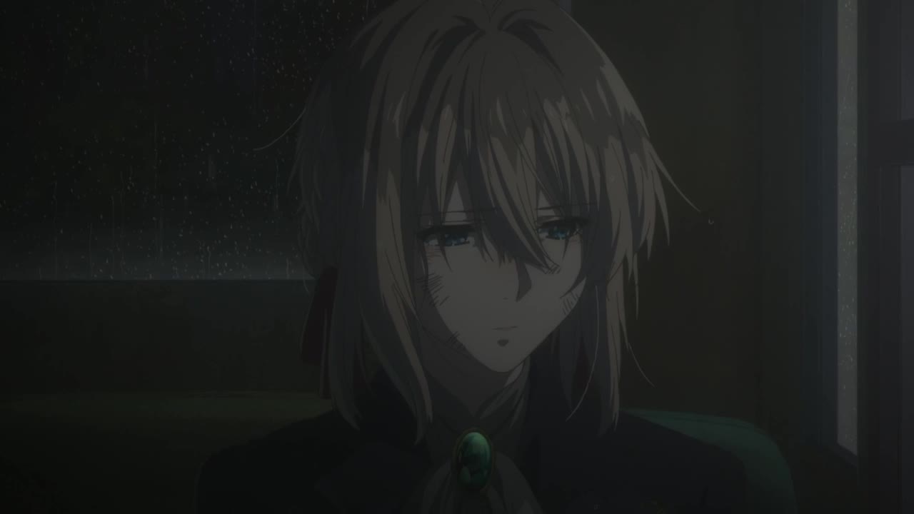 伤感 下雨 薇尔莉特靠窗 - 2