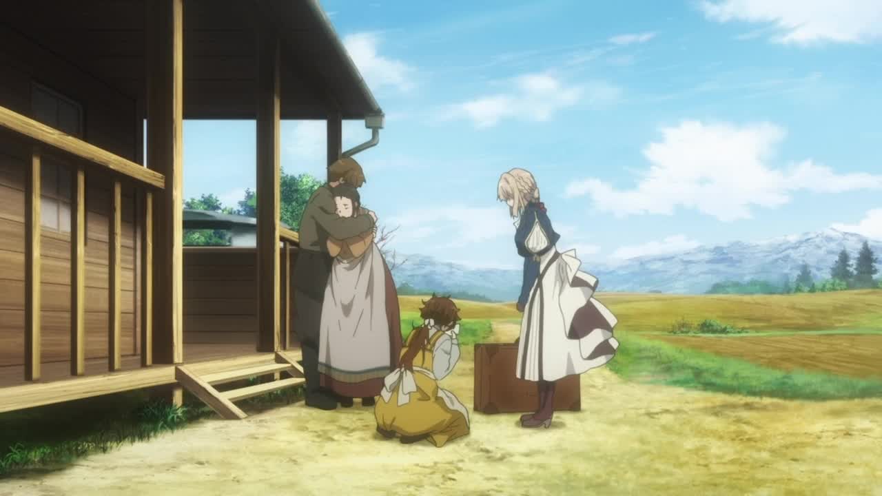 感动 伤感 薇尔莉特流泪