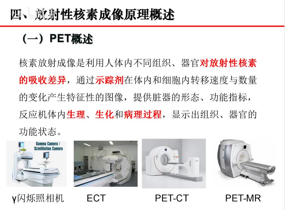 放射性核素成像原理概述