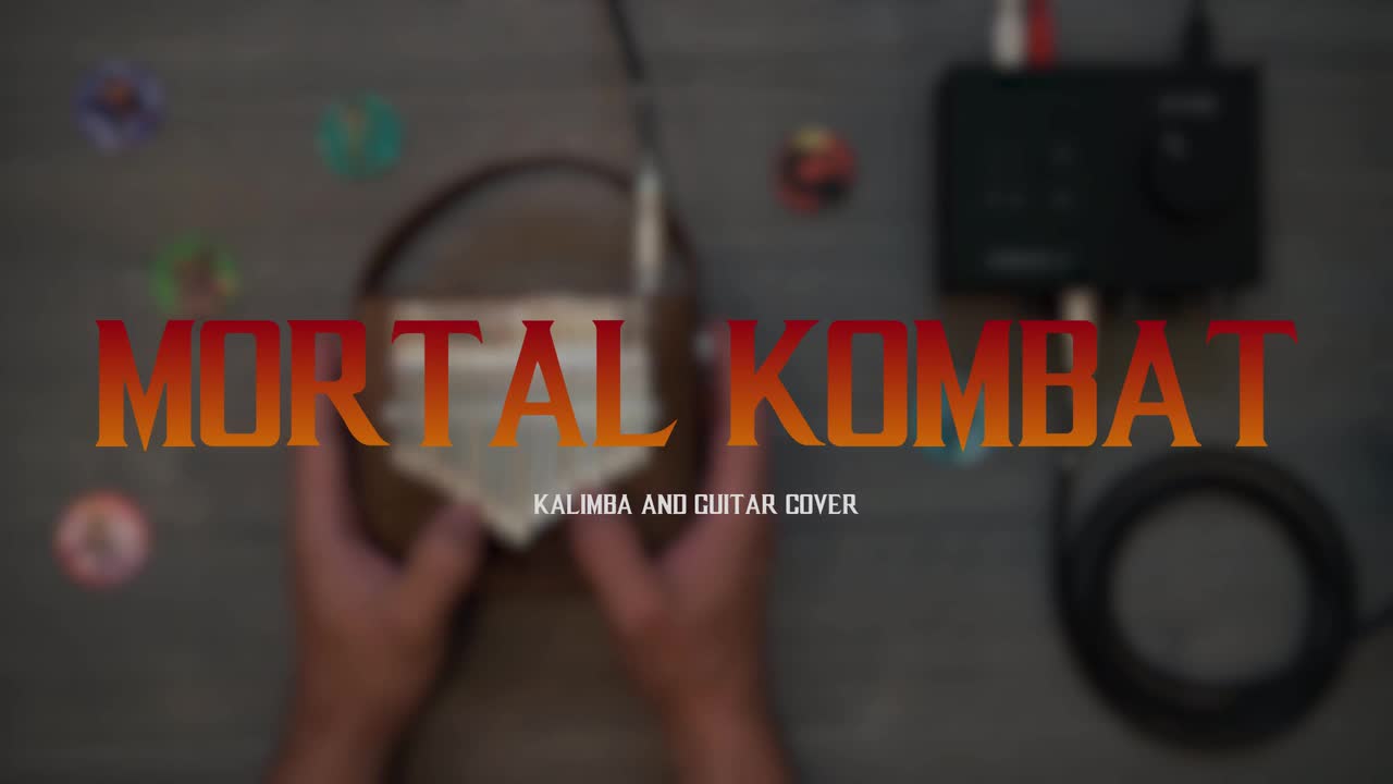 Mortal Kombat Theme (Kalimba and Guitar Cover)-(1080p)