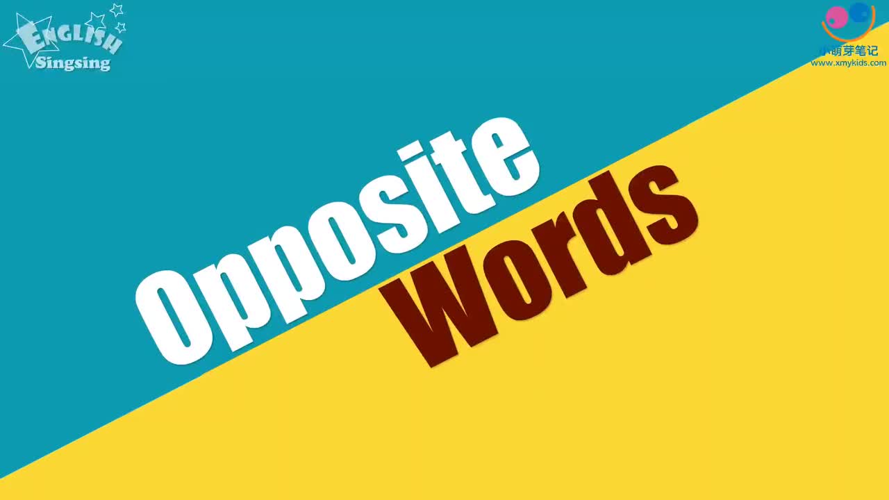 01.Opposite words