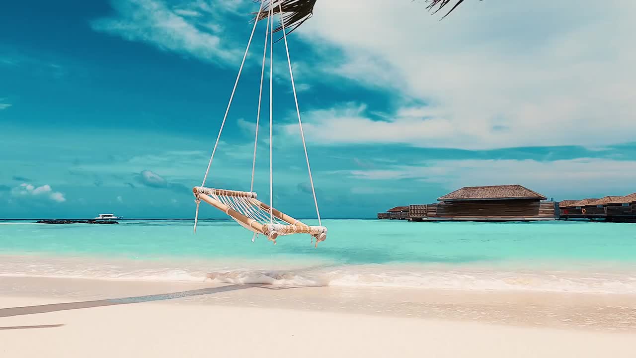 风景如画的美丽海滩马尔代夫〃4K ᵁᴴᴰ