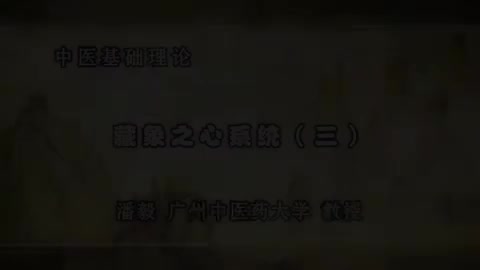 第27讲 藏象之心系统（三）