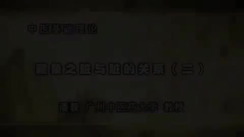 第56讲 藏象之脏与脏的关系（二）