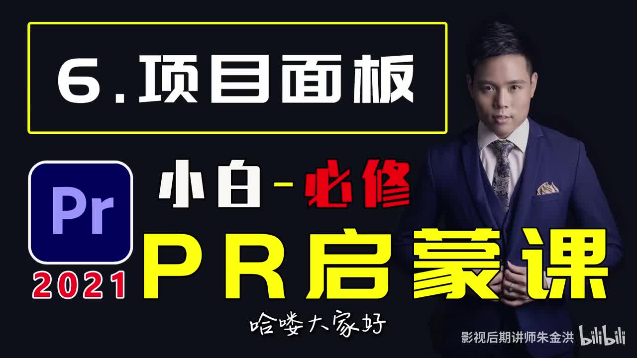 【PR基础】项目面板的介绍