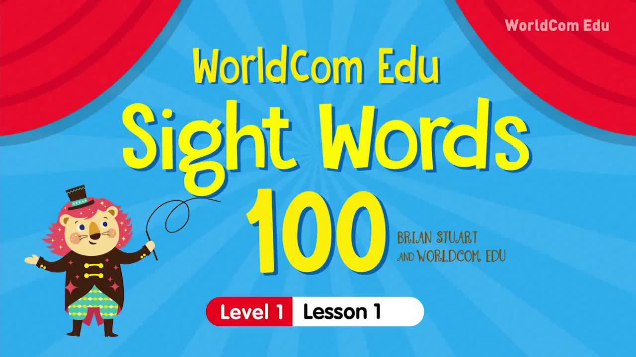【002】Sight Word Lesson with Brian Stuart -Kids