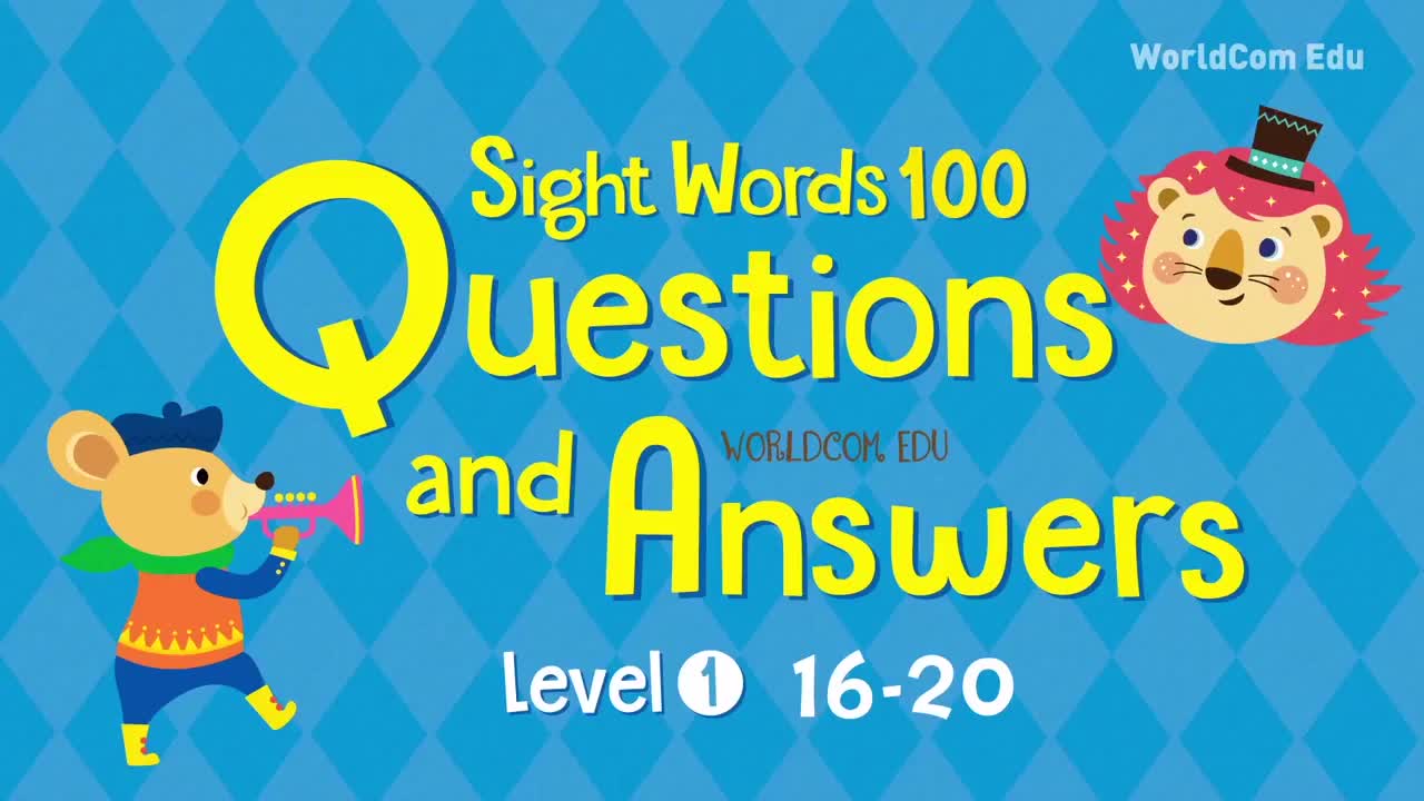 【012】[Sight Words 100 LEVEL.1] - Brian Stuart Q&A 16-20 (new0216)