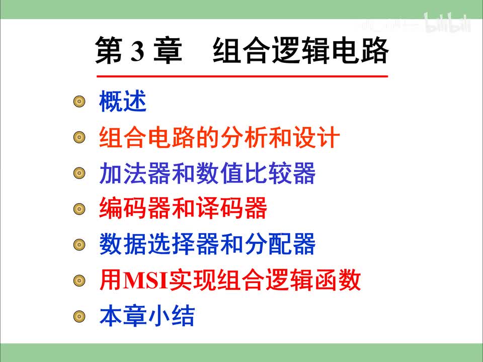 数电41-第3章概述