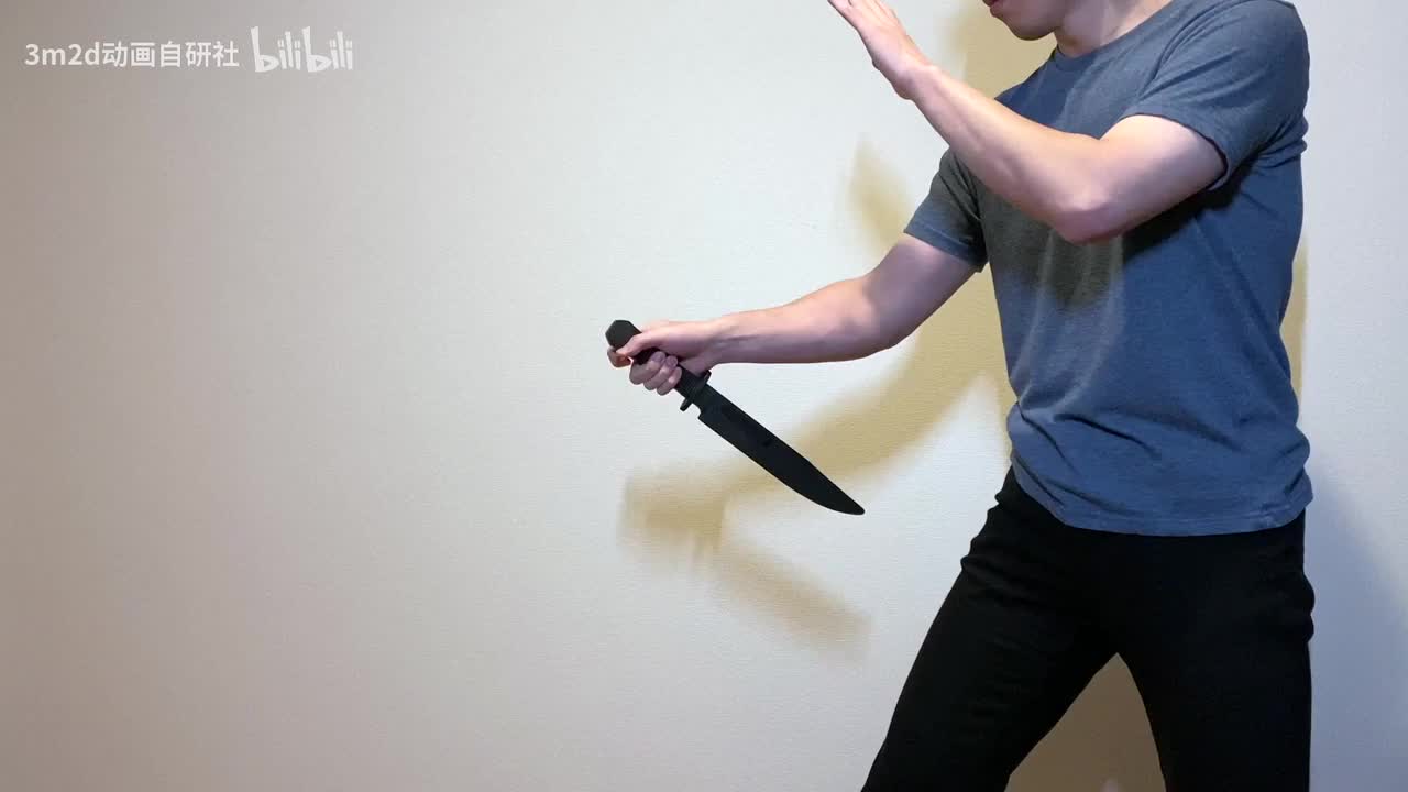 【特写（Close-up）】匕首朝向转换（向后旋转）