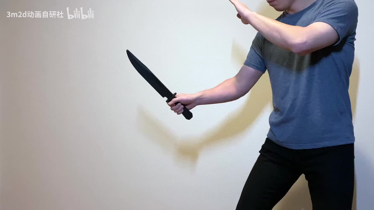 【特写（Close-up）】匕首朝向转换（向内测旋转）