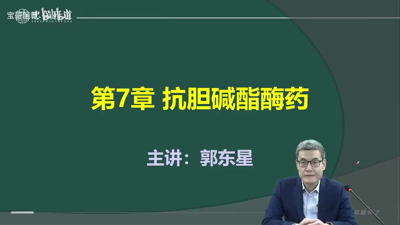 第七章 抗胆碱酯酶药1